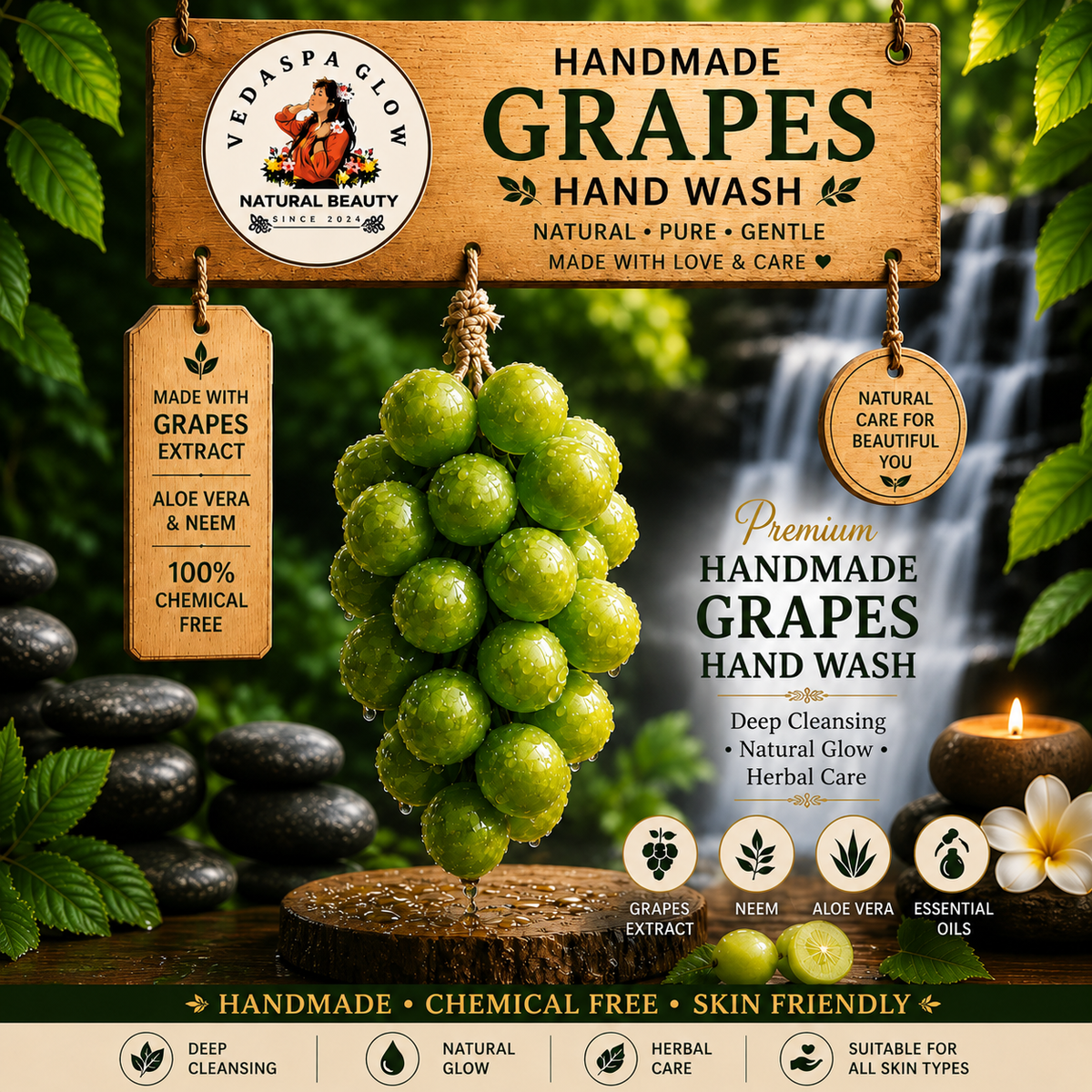 Grapes Herbal Hand Wash – 200 ml