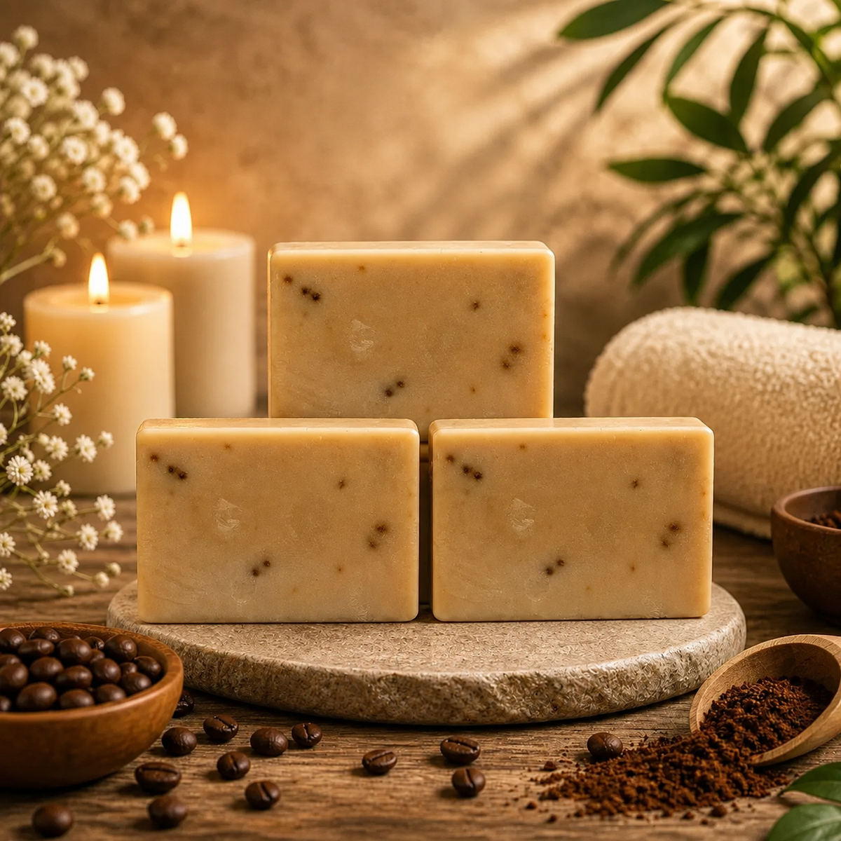 Coffee & Goat Milk Soap – (100 gm Soap)