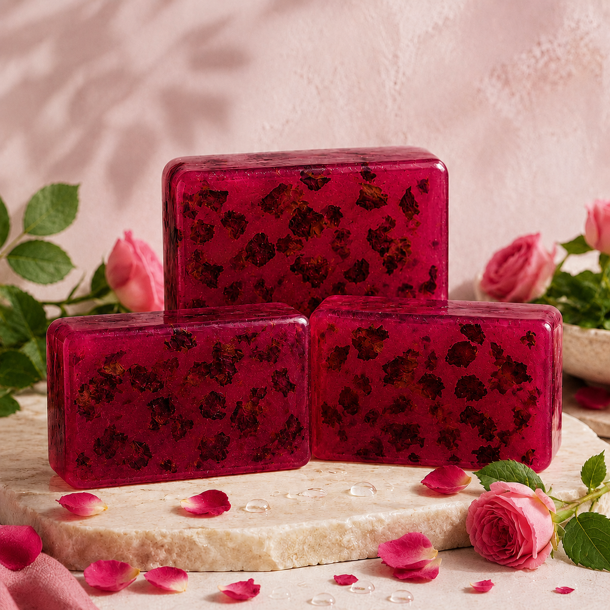 Rose & Jasmine  Glycerine Bath Soap – (100 gm Soap)