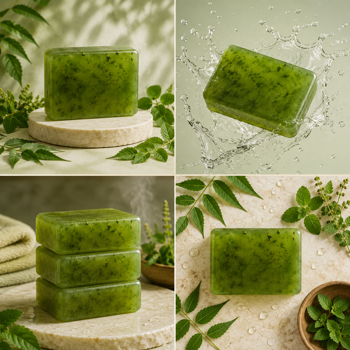 Neem & Tulsi  Glycerine Soap (100 gm Soap)