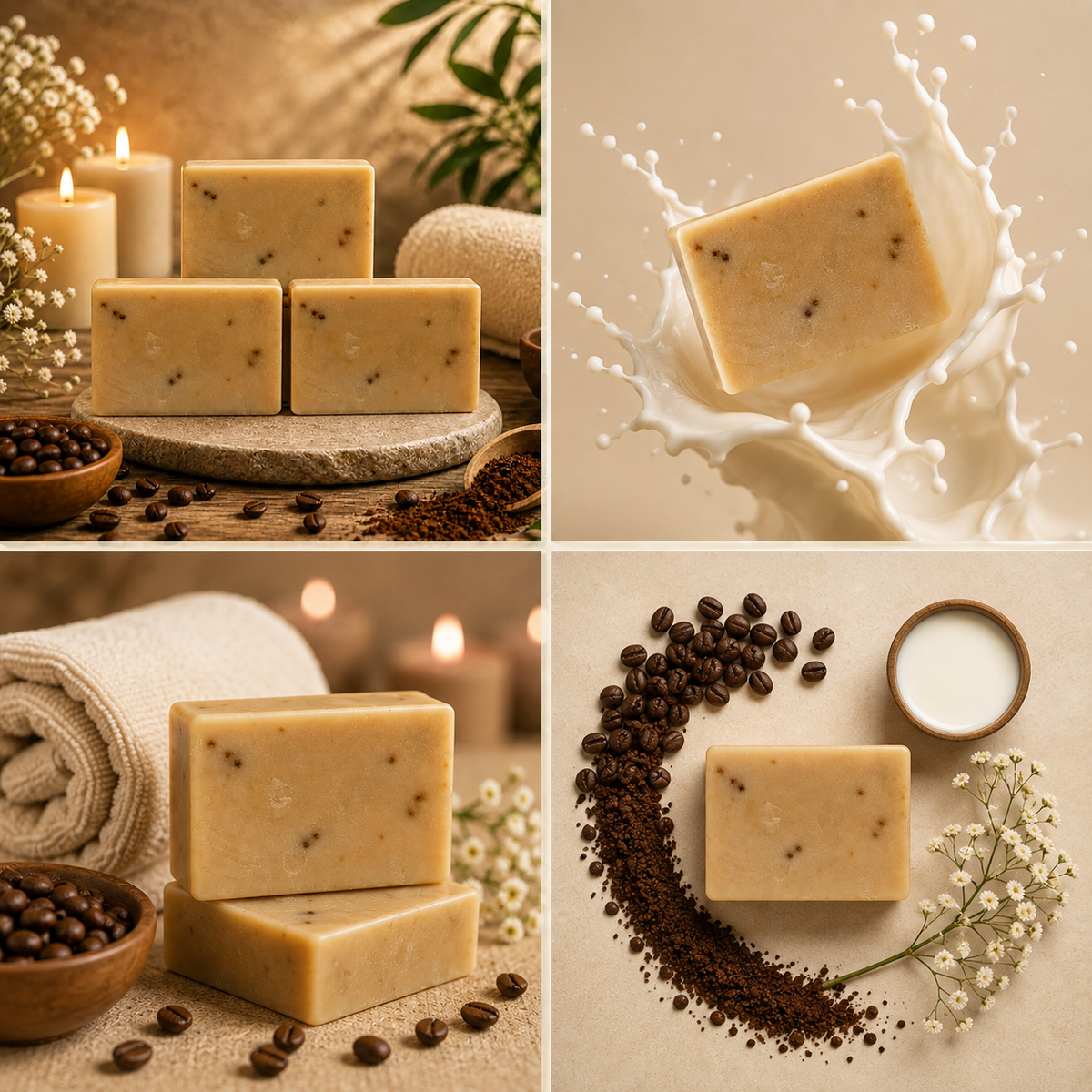Coffee & Goat Milk Soap – (100 gm Soap)