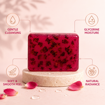 Rose & Jasmine  Glycerine Bath Soap – (100 gm Soap)