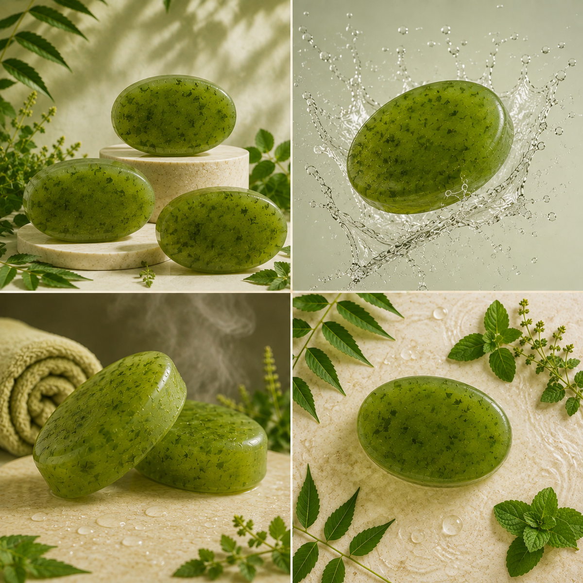 Neem & Tulsi  Glycerine Soap (100 gm Soap)
