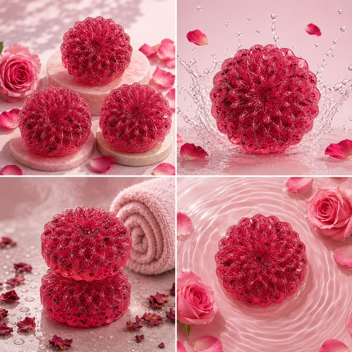 Rose & Jasmine  Glycerine Bath Soap – (100 gm Soap)