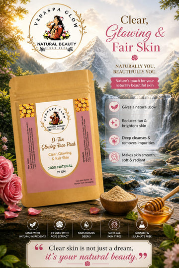Vedaspa Radiance Reset – Herbal D-Tan Glow Face Pack of 2
