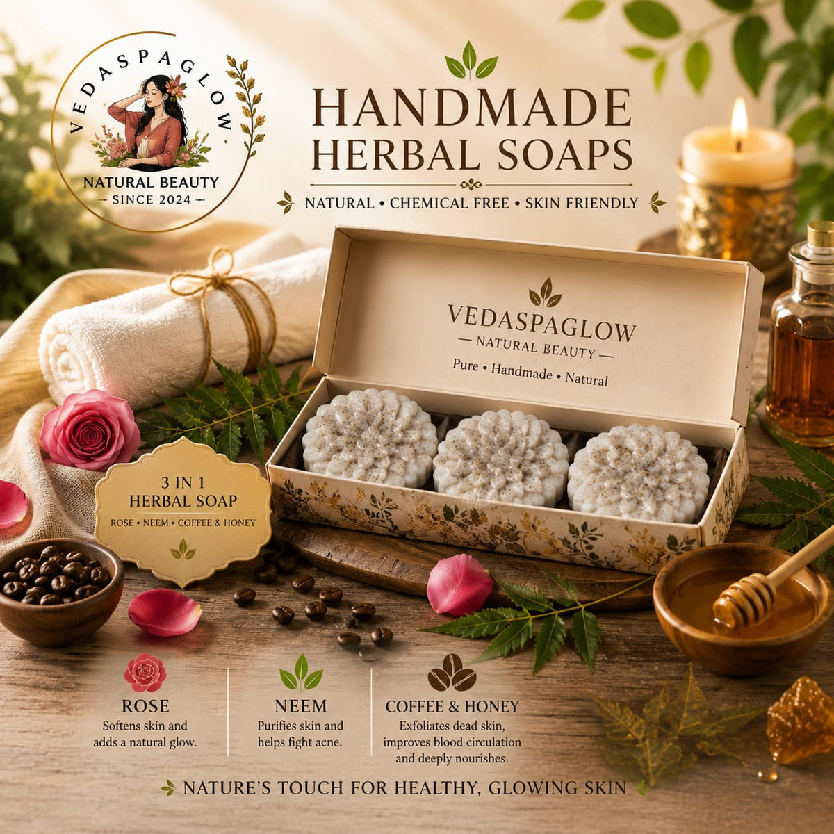 Pure Herbal Ubtan Soap – (100 gm Soap)