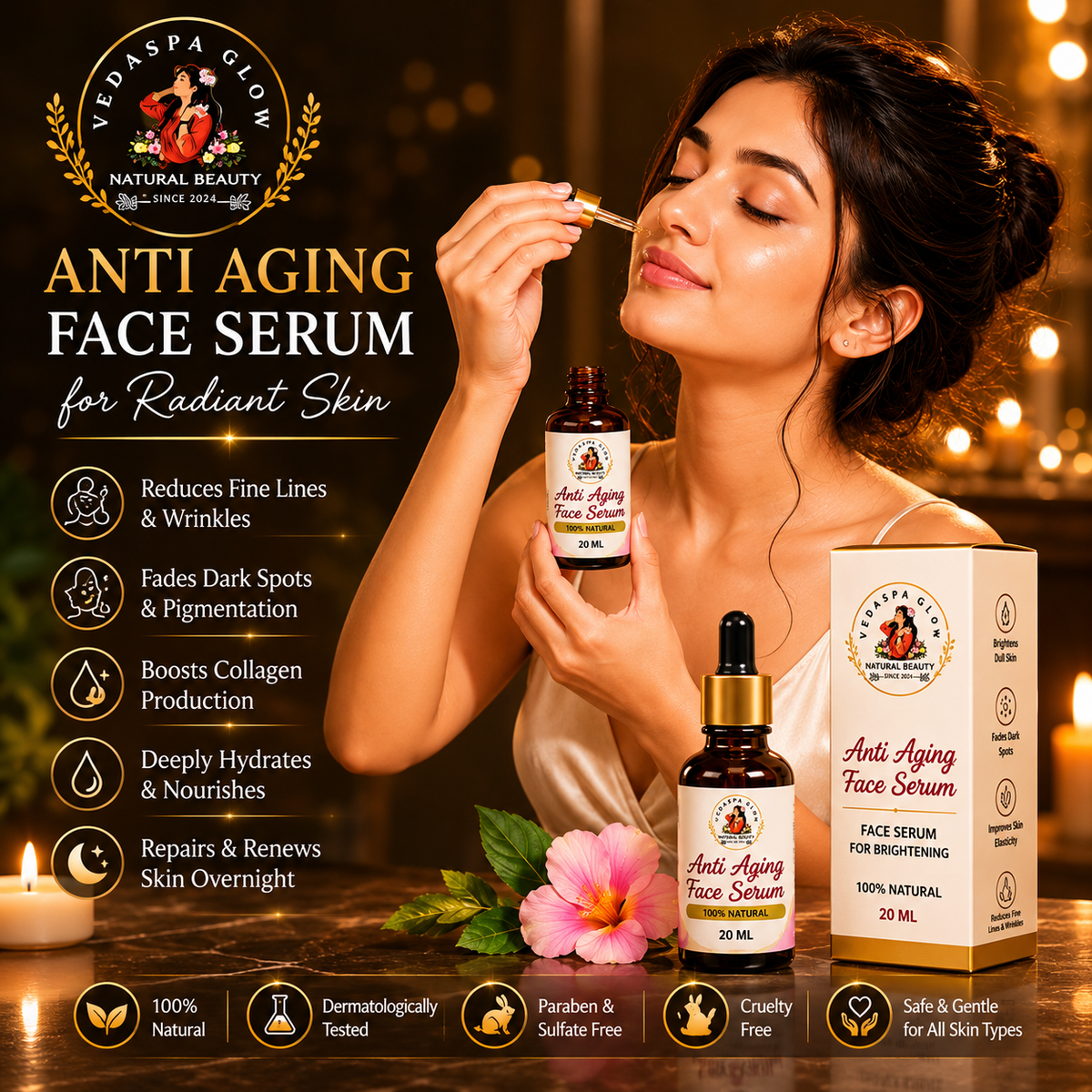 Anti-Aging Face Serum – 20 ml
