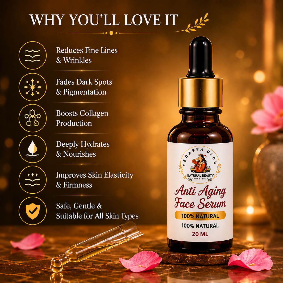 Anti-Aging Face Serum – 20 ml