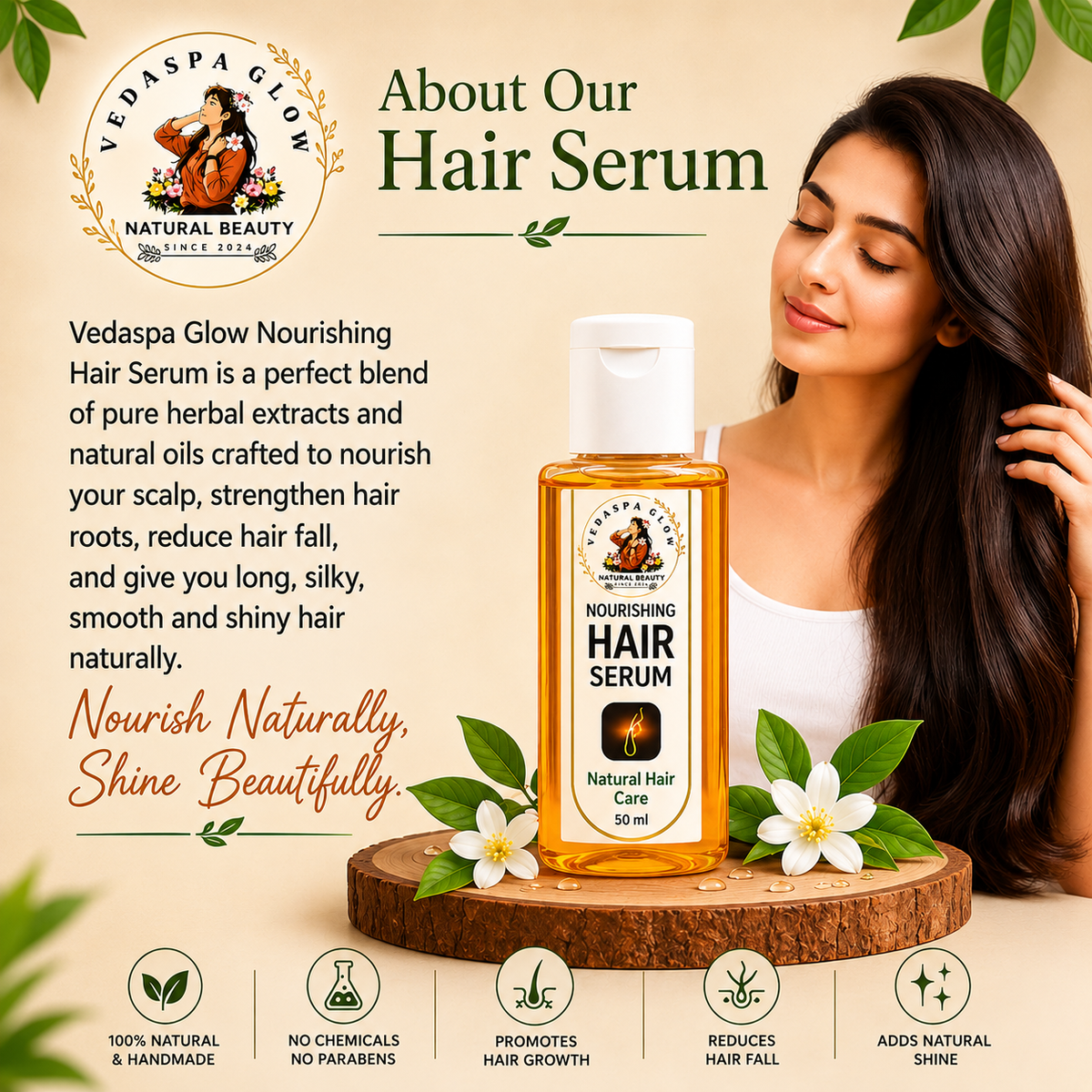 Nourishing Hair Serum – 50 ml