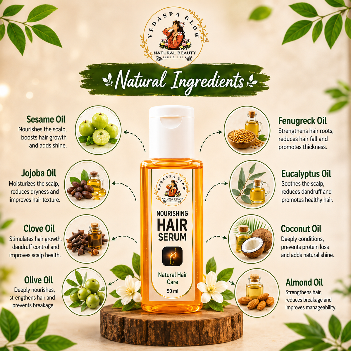 Nourishing Hair Serum – 50 ml