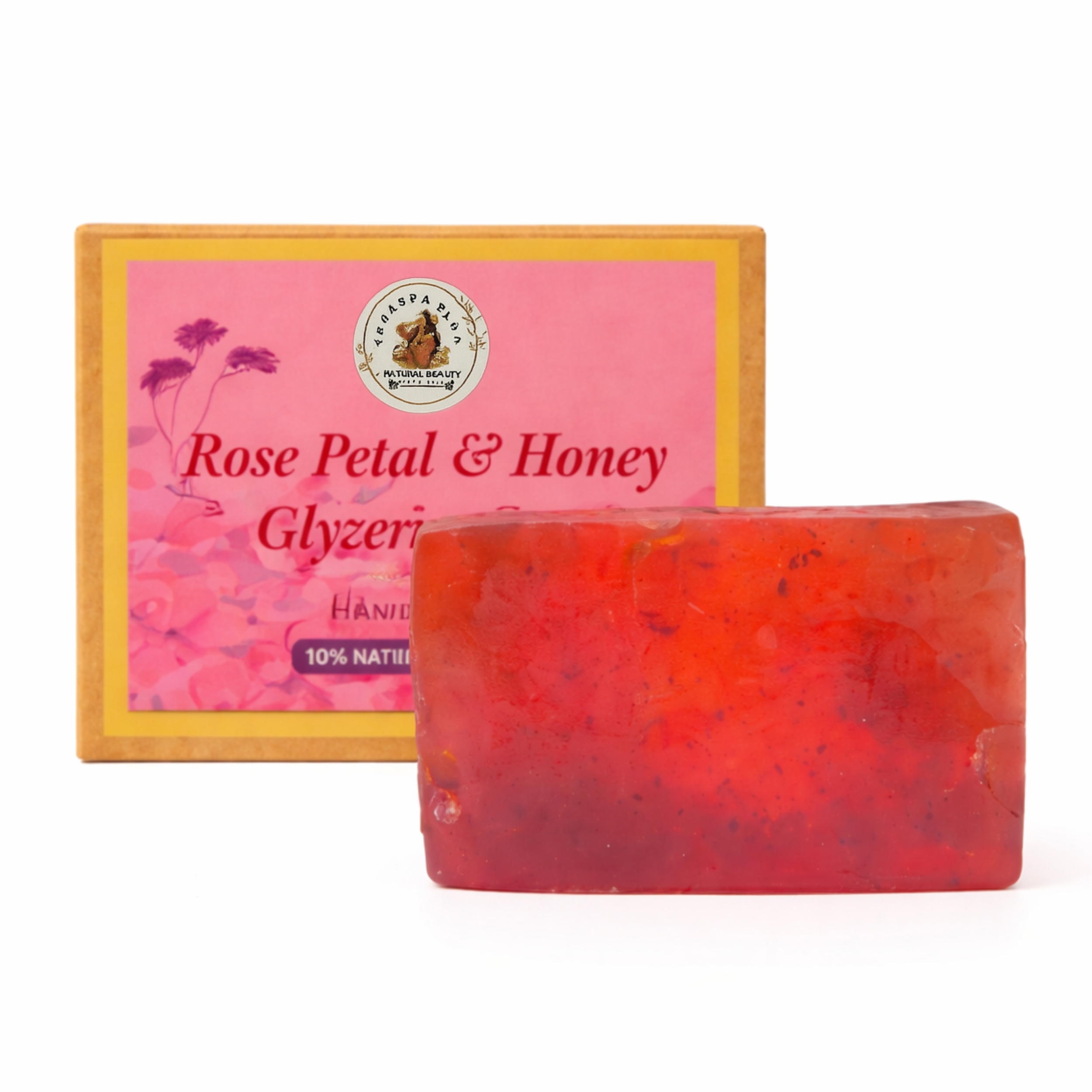 Vedaspa Velvet Bloom – Rose & Jasmine Luxury Bath Soap pack of 3 - Image 2
