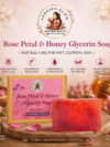 Vedaspa Velvet Bloom – Rose & Jasmine Luxury Bath Soap pack of 3