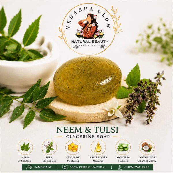NEEM & TULSI GLYCERIN SOAP PACK OF 3