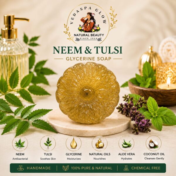 NEEM & TULSI GLYCERIN SOAP PACK OF 3