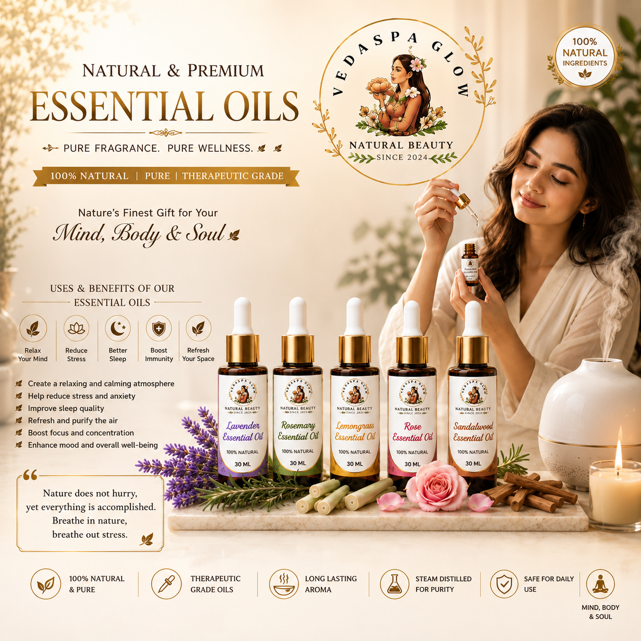5 Combo Essential Oil