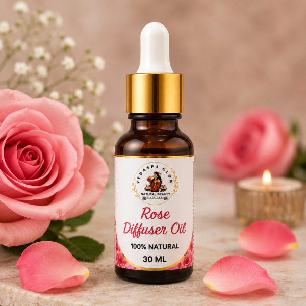 Rose Diffuser Oil With Clay Flower